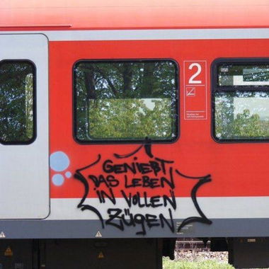 Graffiti Train - Photo by Waterapple