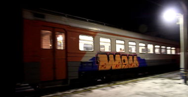 Graffiti Train - Photo by WauzBoor - Bombing, panel, streetbombing (2016)
