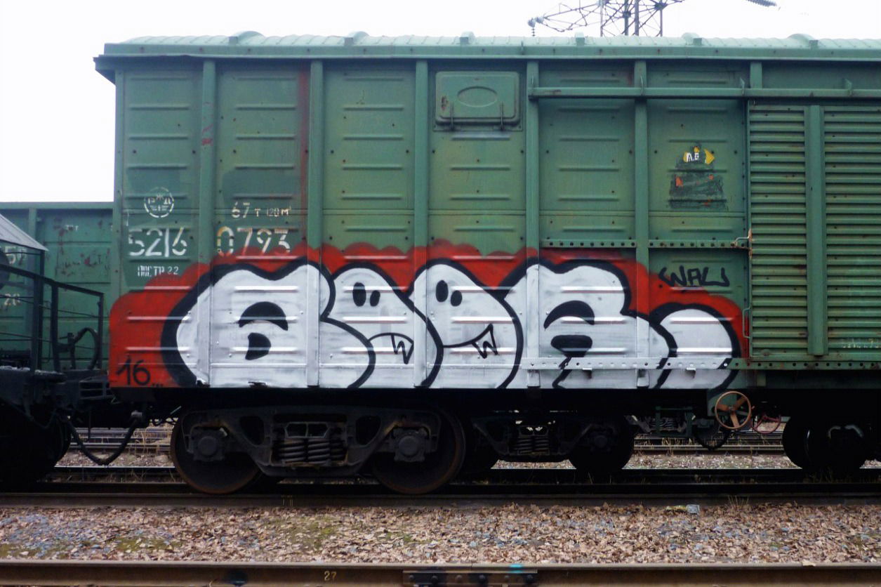 Graffiti Train - Photo by WauzBoor - FR8 (2016)