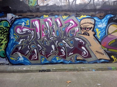 Graffiti Wall - Photo by Waxso - Waxs