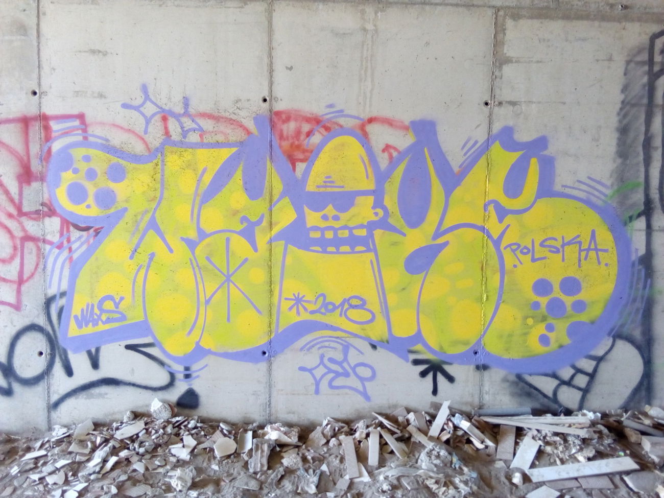 Graffiti Wall in Almeria - Photo by Waxso - Waxs (2018)