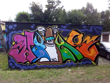 Graffiti Wall - Photo by Waxso - Waxs