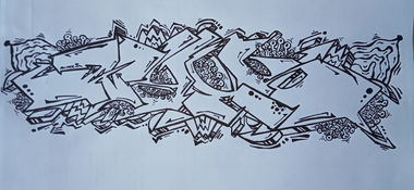 Graffiti Sketch - Photo by Waxso - Waxs