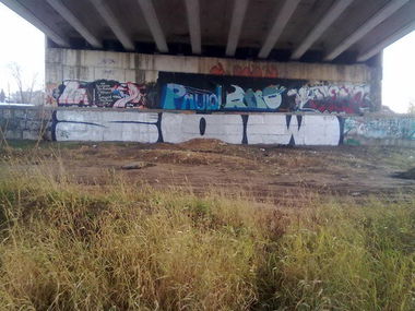 Graffiti Bombing in Kostroma - Photo by Wayer (2012)