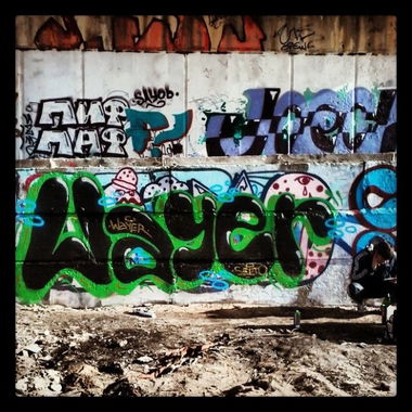 Graffiti Bombing in Kostroma - Photo by Wayer - wayer (2014)