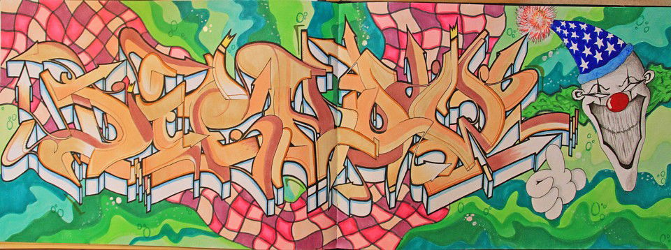 Graffiti Sketch in Wolfsburg - Photo by Ways - Ways, Weys, Mcr (2012)