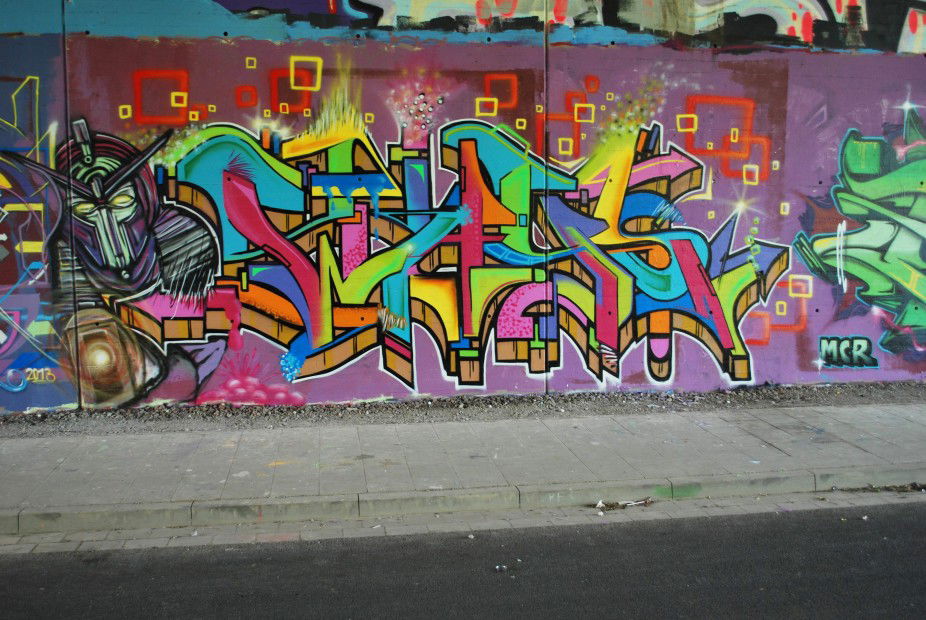 Graffiti Wall in Braunschweig - Photo by Ways - Ways, Weys, Mcr (2013)