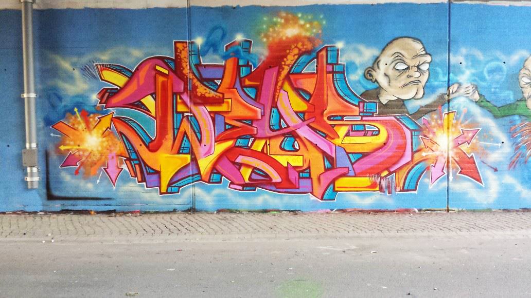 Graffiti Wall - Photo by Ways - Weys, Ways, Mcr