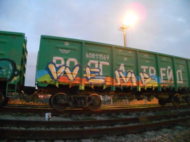 Graffiti Train - Photo by Wemd