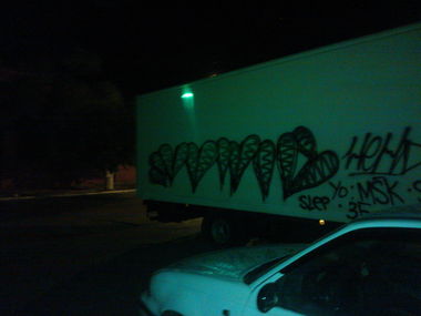 Graffiti Bombing - Photo by Wemd