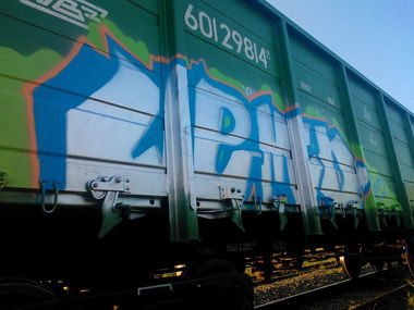 Graffiti Train - Photo by Wemd