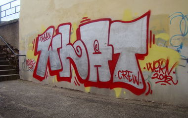 Graffiti Bombing in Strasbourg - Photo by Wern57 - wern, what (2012)