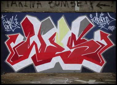 Graffiti Wall in France - Photo by Wesone (2K12)