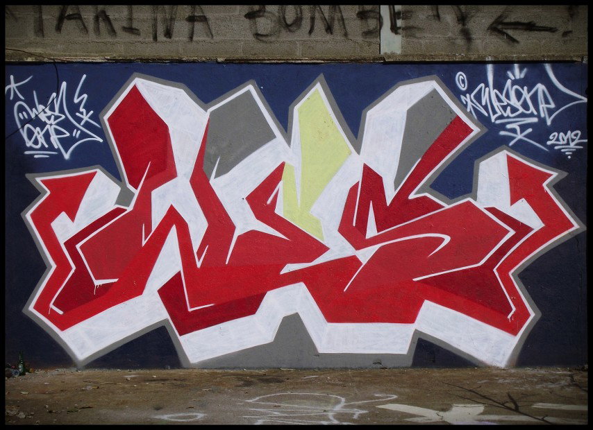 Graffiti Wall in France - Photo by Wesone (2K12)