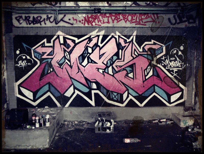 Graffiti Wall in France - Photo by Wesone (2K12)