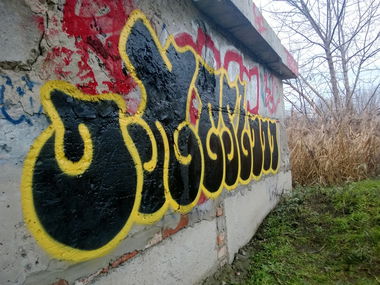 Graffiti Bombing - Photo by West (2013)