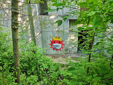 Graffiti Wall - Photo by West - Coronavirus (2020)