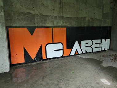 Graffiti Wall - Photo by West - McLaren (2020)