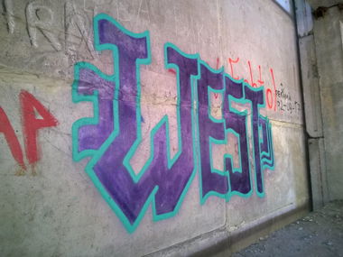 Graffiti Bombing - Photo by West (2014)