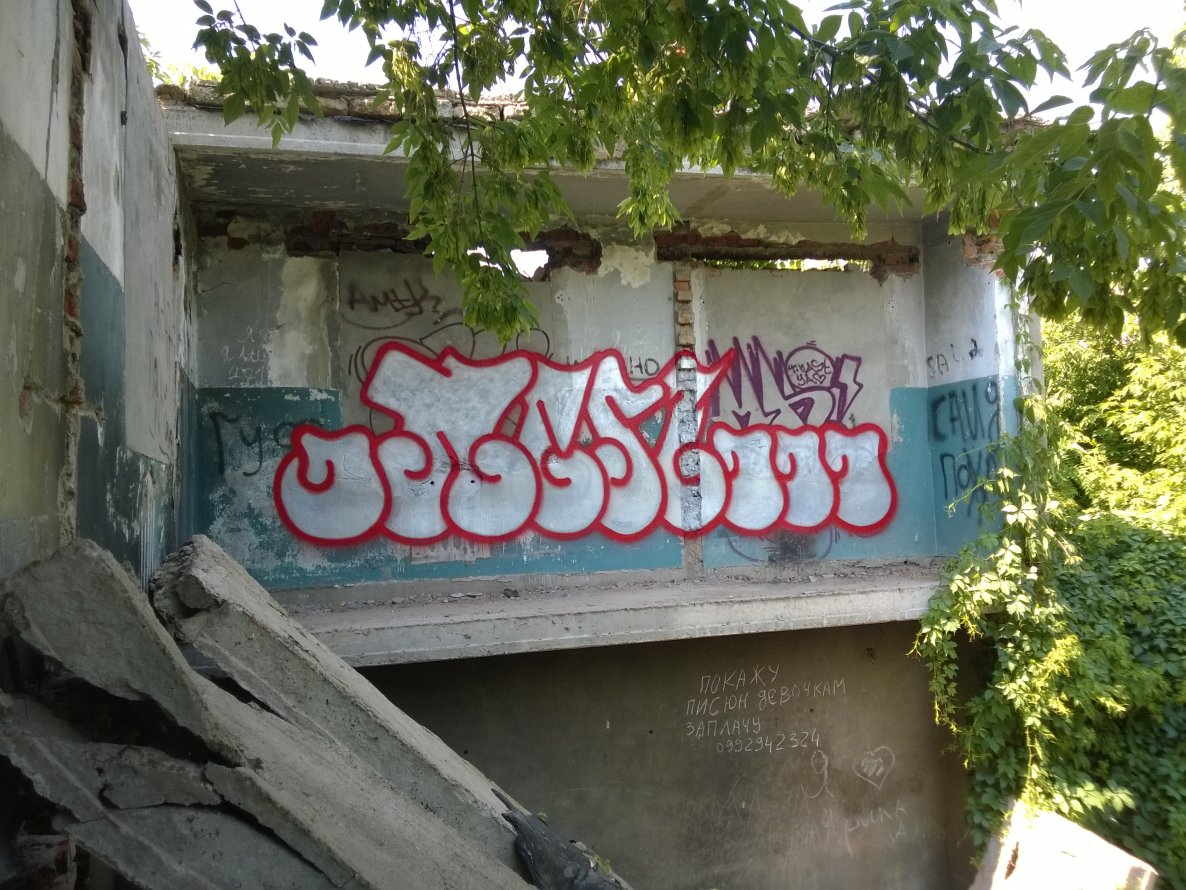 Graffiti Bombing - Photo by West (2014)