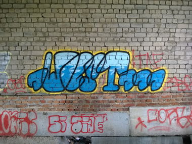 Graffiti Bombing - Photo by West (2014)