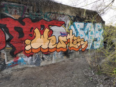 Graffiti Wall - Photo by West (2020)