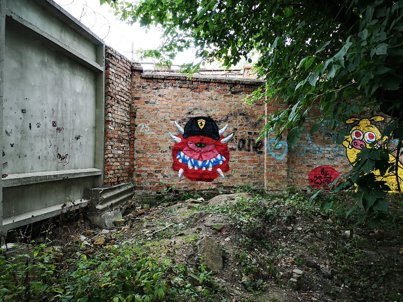 Graffiti Wall - Photo by West - TypicalFerrariFan, Typical_Ferrari_Fan, Cacodemon (2022)