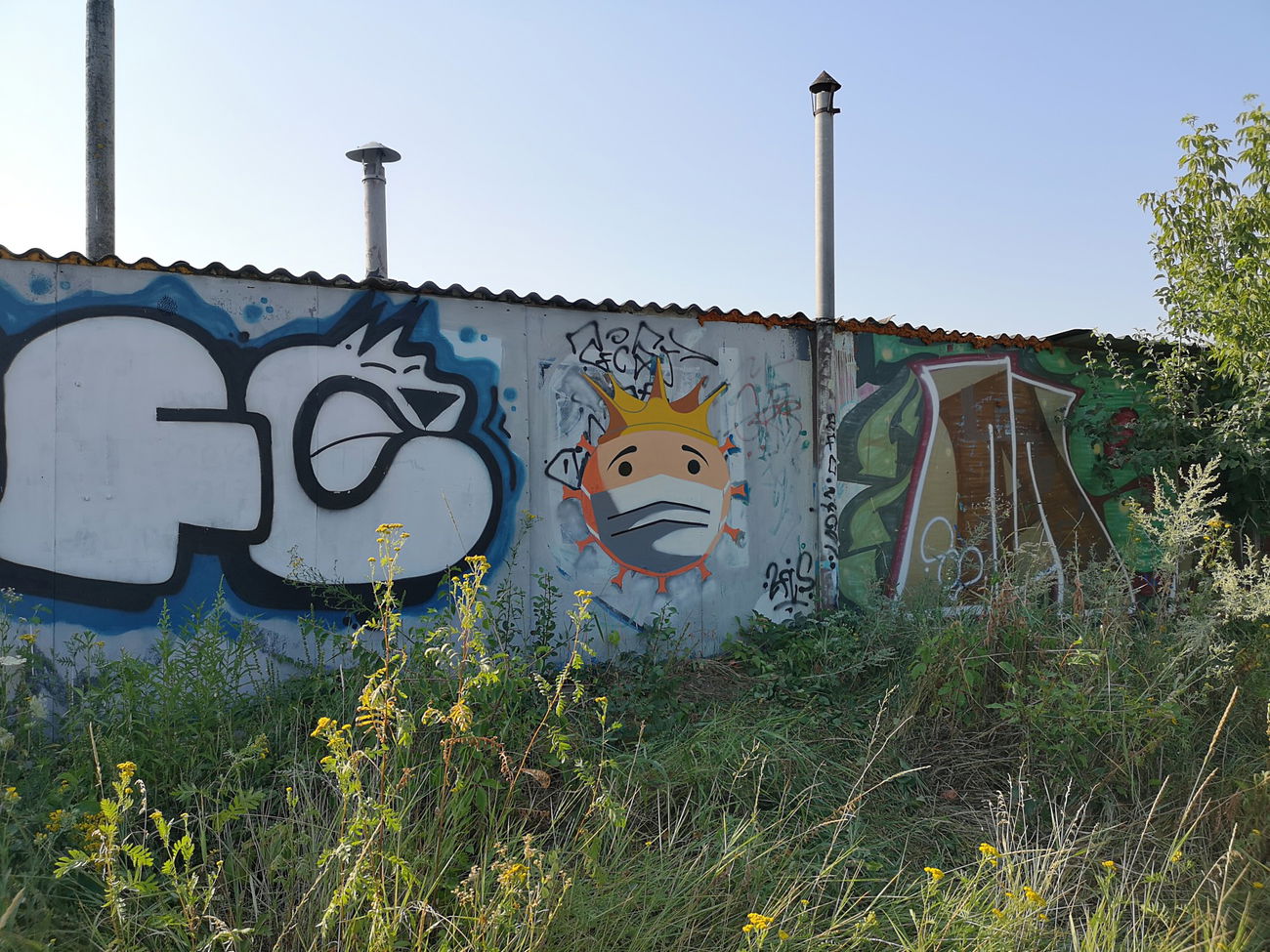 Graffiti Wall - Photo by West - Coronavirus (2021)