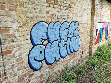 Graffiti Wall - Photo by West - Putin, FuckPutin, Fuck_Putin (2022)