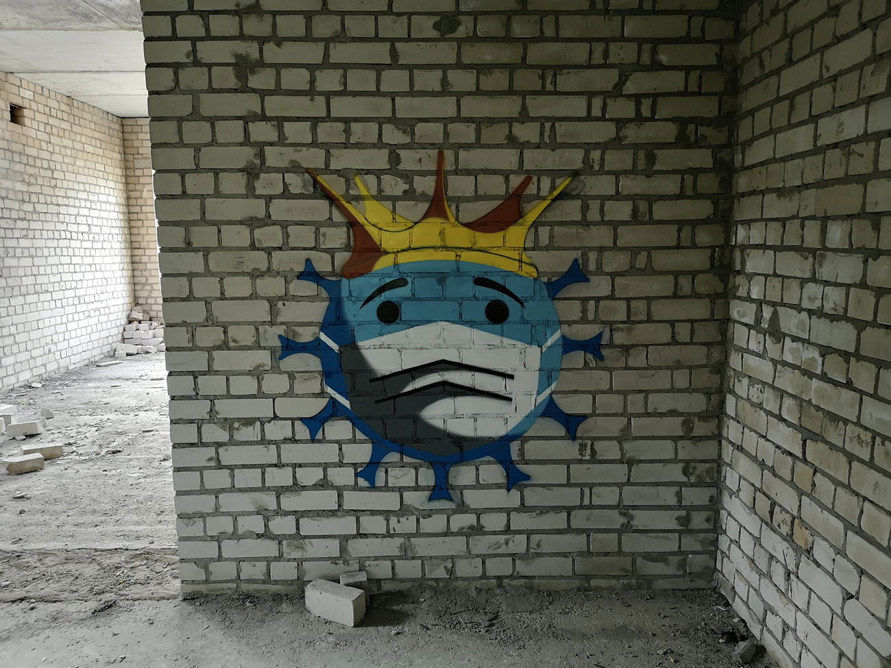 Graffiti Wall - Photo by West - Coronavirus (2020)