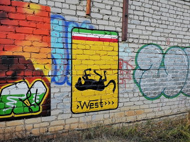 Graffiti Wall - Photo by West - Ferrari (2020)