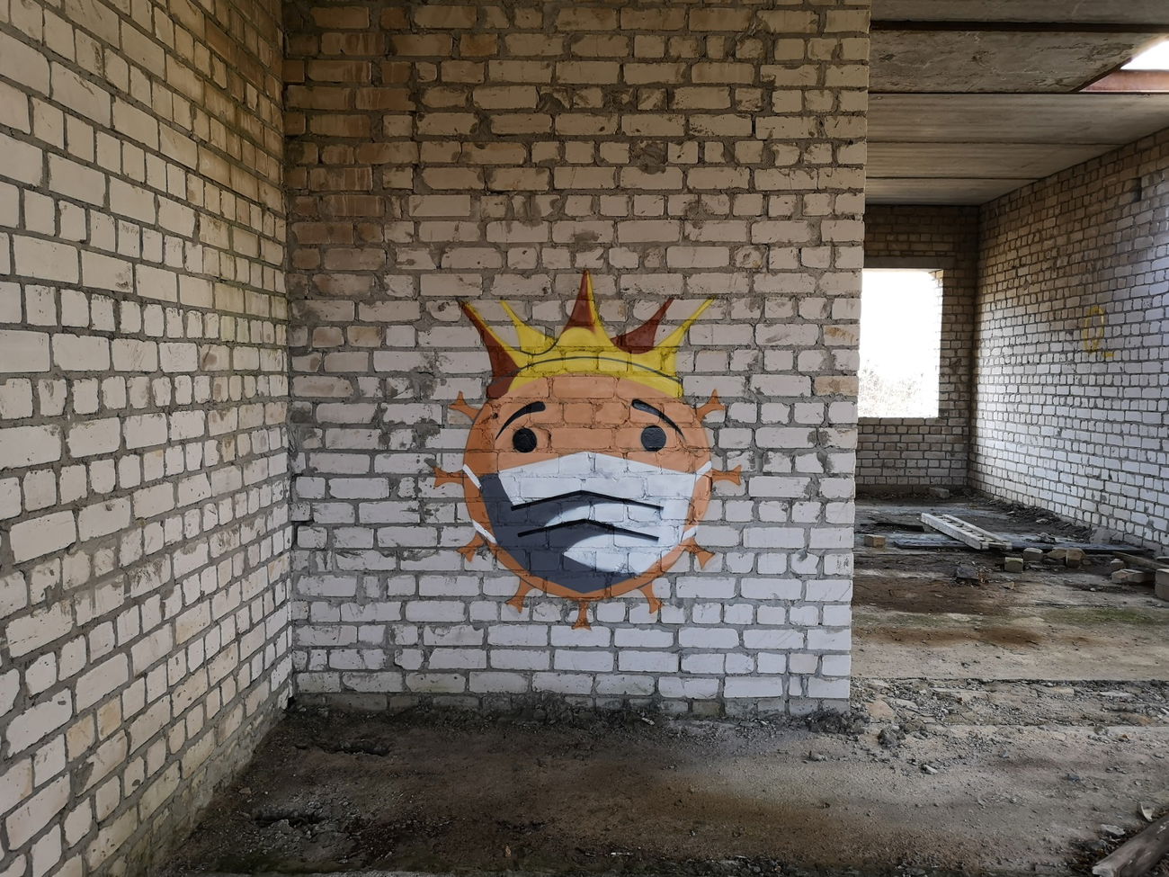 Graffiti Street Art - Photo by West - Coronavirus (2021)