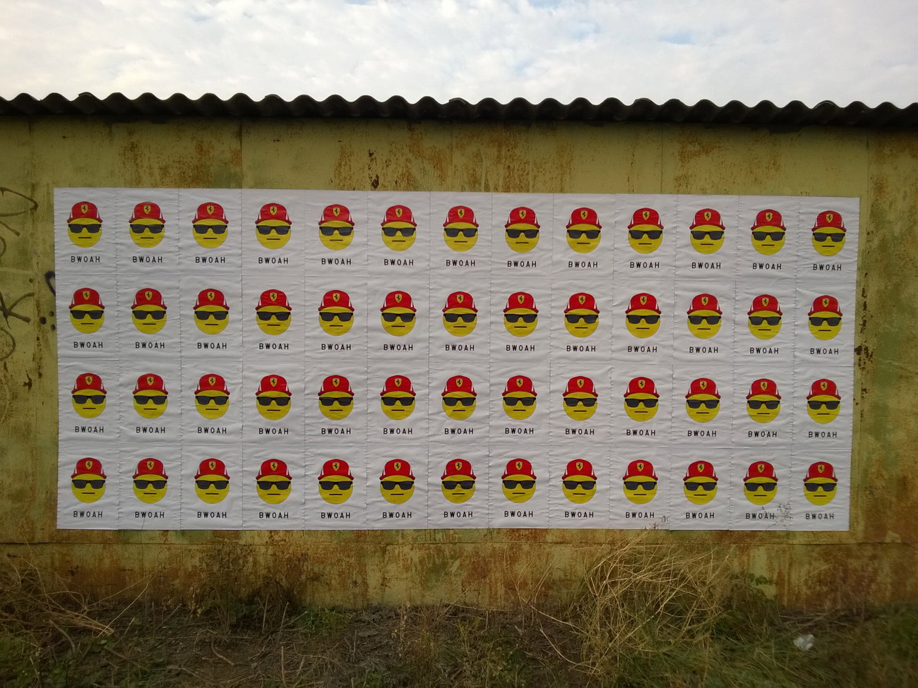 Graffiti Street Art - Photo by West - BWOAH, Kimi, Räikkönen (2018)