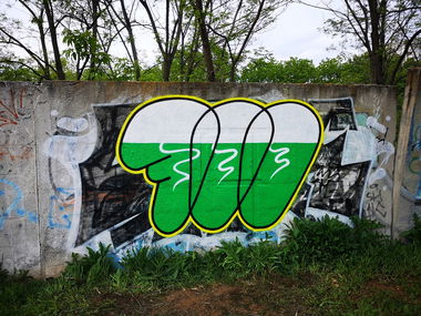 Graffiti Wall - Photo by West - 700th, 700thPiece, 700th_Piece (2020)