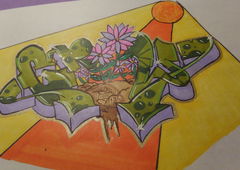 Graffiti Wall in United States - Photo by Westernbakey - eggz, type, colors (2018)