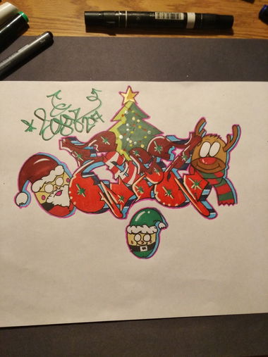 Graffiti Sketch in Shafter Ca - Photo by Westernbakey - eggz (2017)