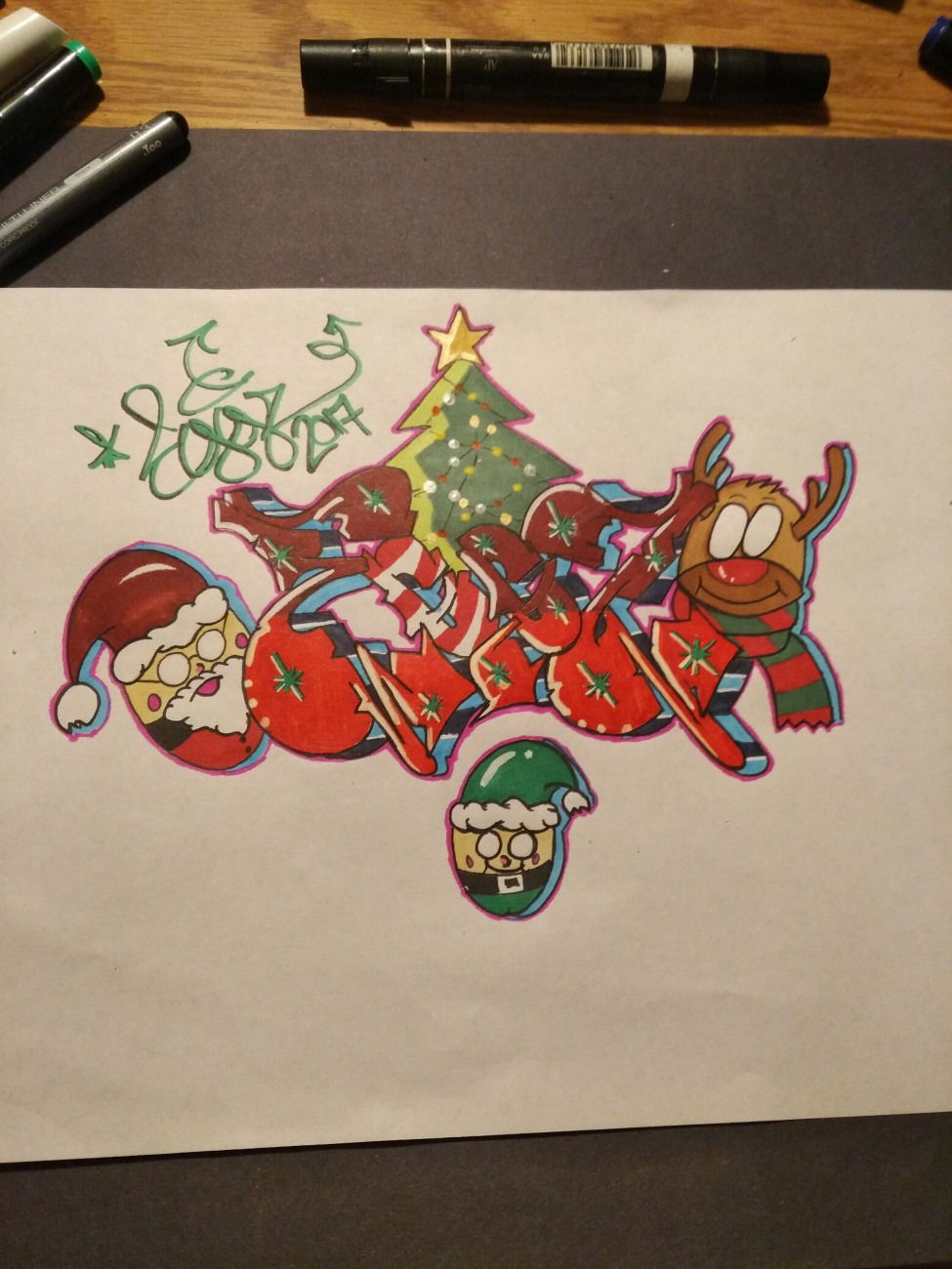 Graffiti Sketch in Shafter Ca - Photo by Westernbakey - eggz (2017)