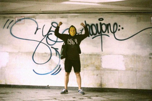 Graffiti Bombing in Minsk - Photo by Wezk2