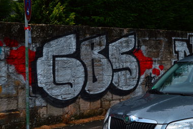 Graffiti Bombing - Photo by WhiteBoy77 - GBS, Kiosk, RM (2015)