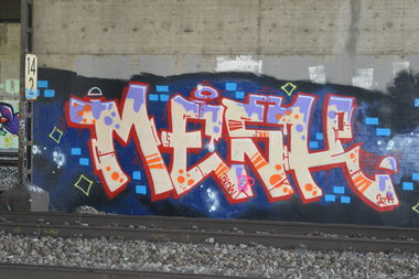Graffiti Bombing - Photo by WhiteBoy77 - mesk, rm, gb (2015)