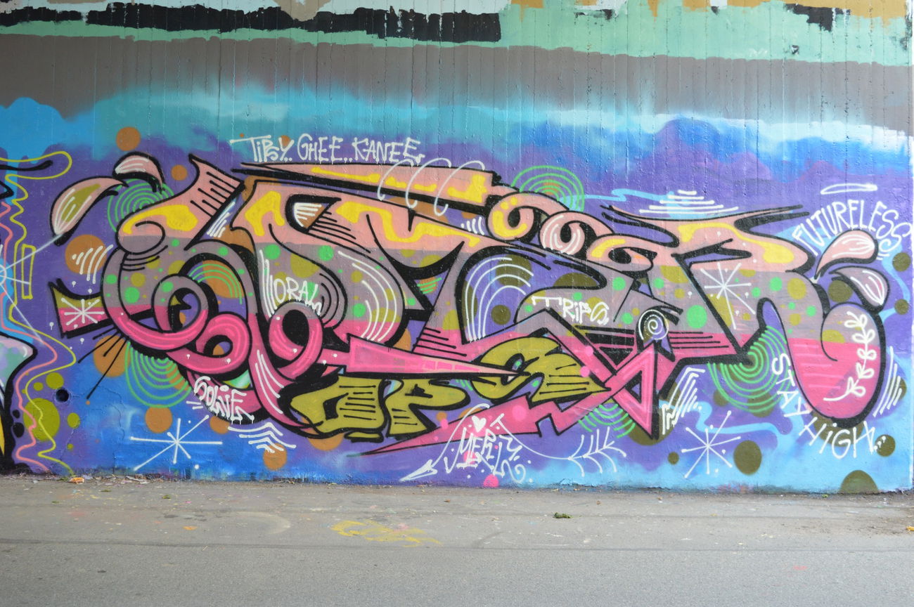 Graffiti Wall - Photo by WhiteBoy77 - heidelber, cks, gb (2015)