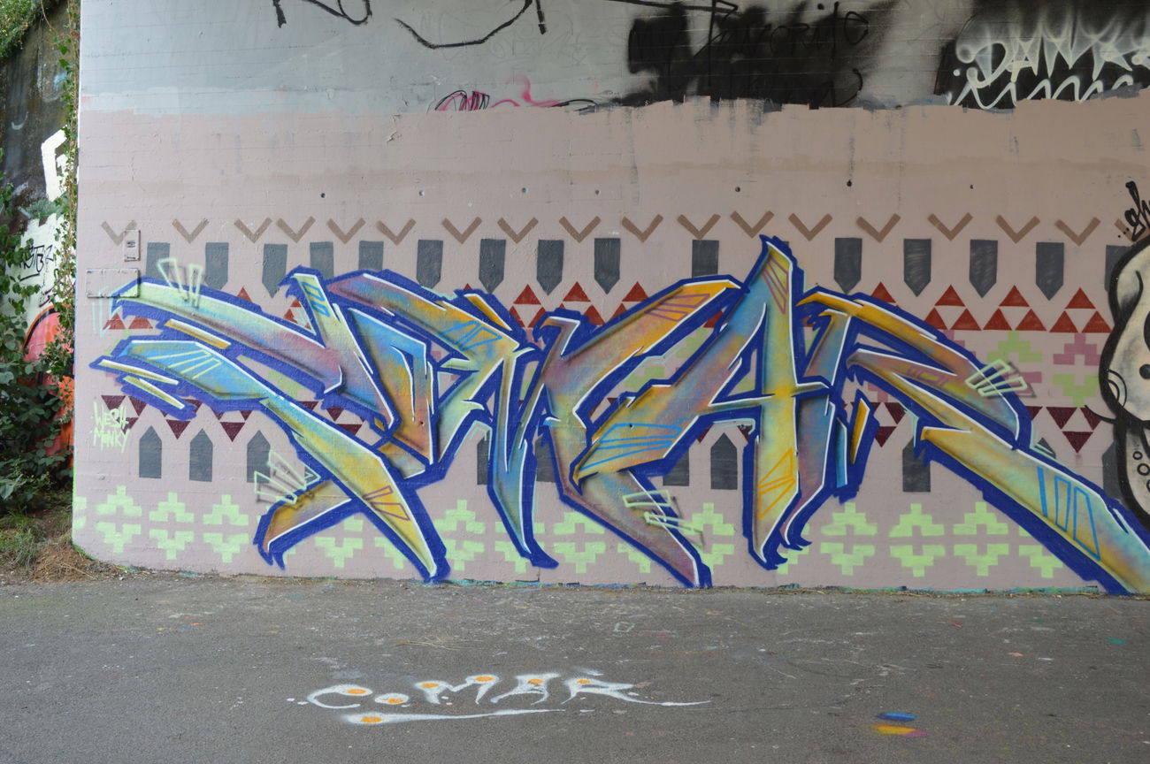 Graffiti Wall - Photo by WhiteBoy77 - Heidelberg (2015)