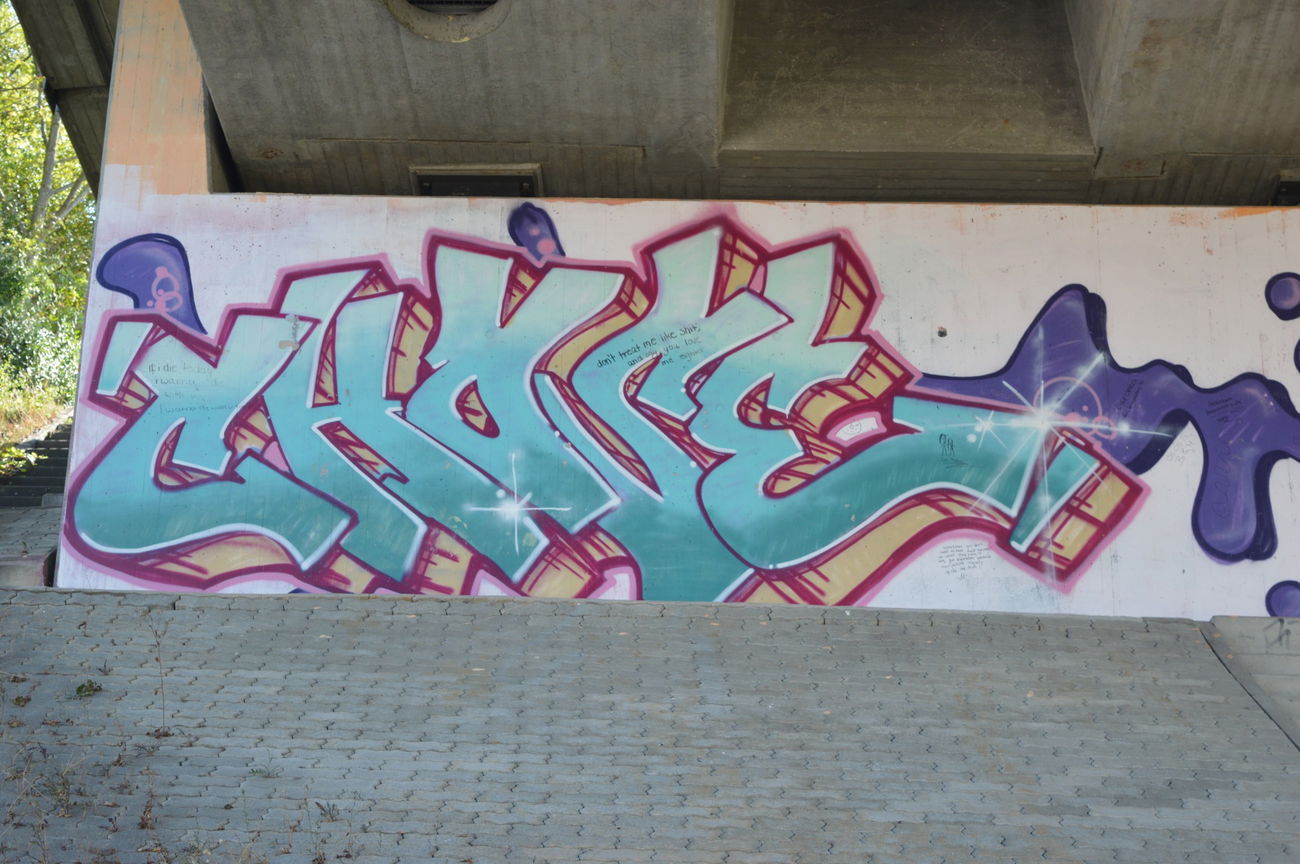 Graffiti Bombing - Photo by WhiteBoy77 - chose, heidelberg (2015)