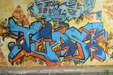 Graffiti Wall - Photo by WhiteBoy77 - heidelber, cks, gb