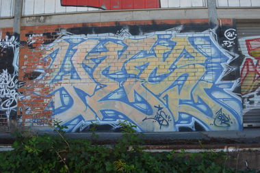 Graffiti Bombing - Photo by WhiteBoy77 - yes, nose, bad (2015)