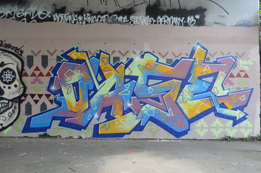 Graffiti Wall - Photo by WhiteBoy77 - heidelberg, oase (2015)