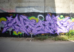 Graffiti Wall - Photo by WhiteBoy77 - güros, ksm, gyros (2015)