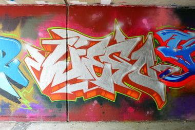 Graffiti Wall - Photo by WhiteBoy77 - Wego, Sema, Nk (2015)