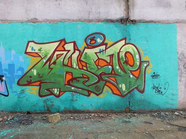 Graffiti Wall - Photo by Whiteone - white (2013)