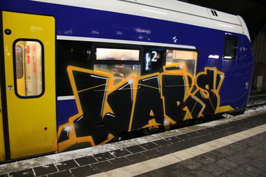 Graffiti Train in Oldenburg - Photo by WhootsUp - Wars (2013)
